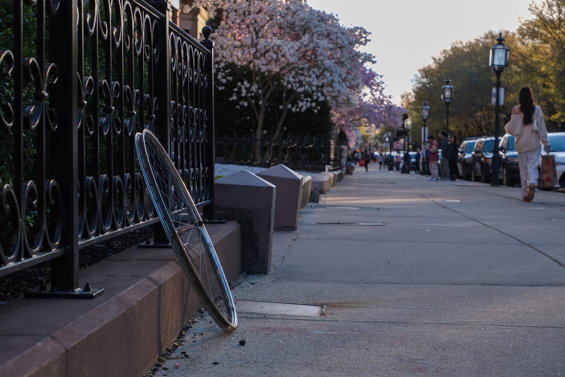 Boston curbside street detail